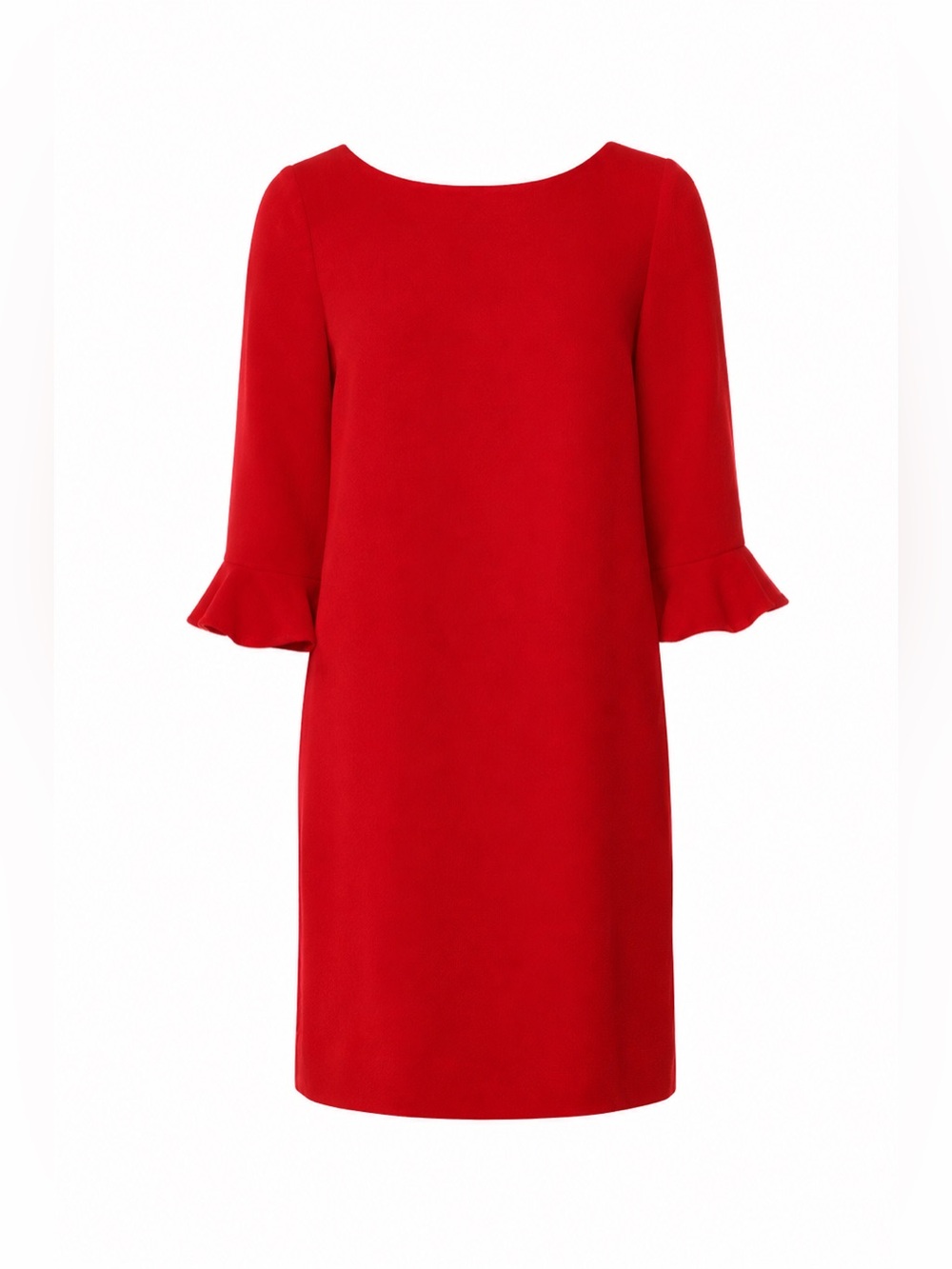 Kate Spade Luna Red Ruffle-Sleeve Dress - Size 4 - Picture 3 of 4